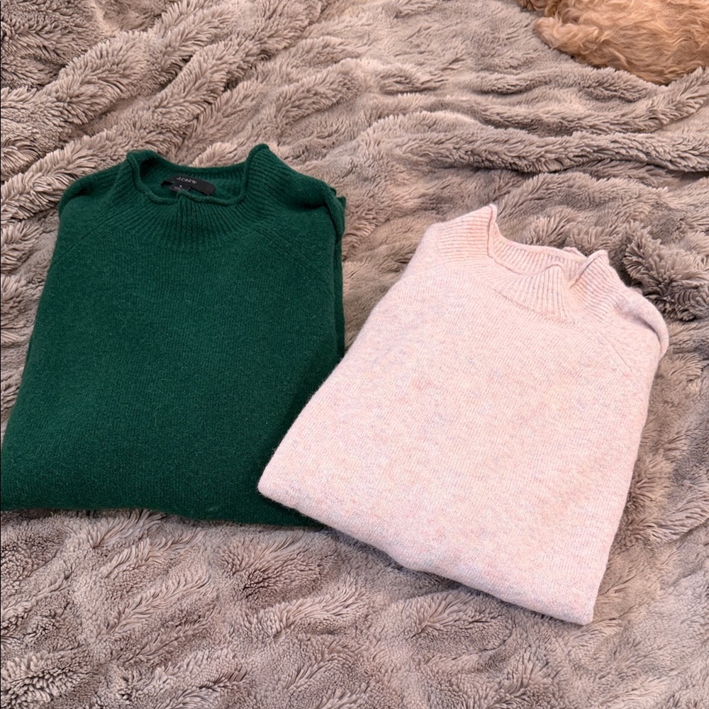 Jcrew sweater set size large